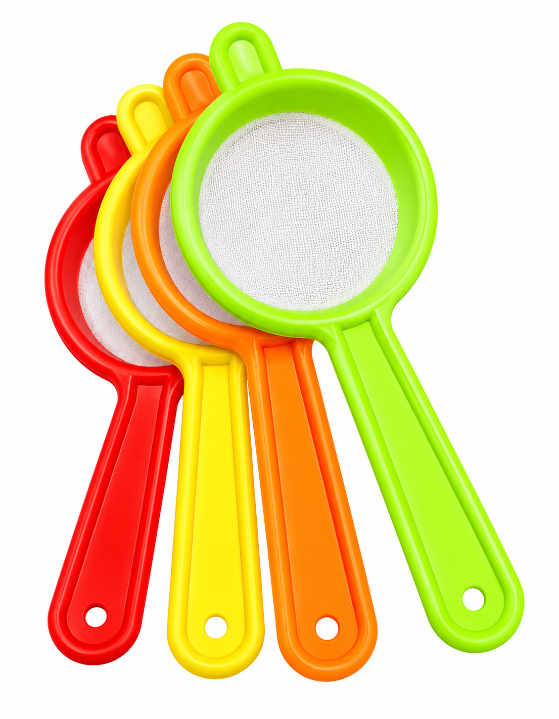 ColorPop Kitchen Mini Strainer Set - Vibrant Multi-Pack for Easy Sifting