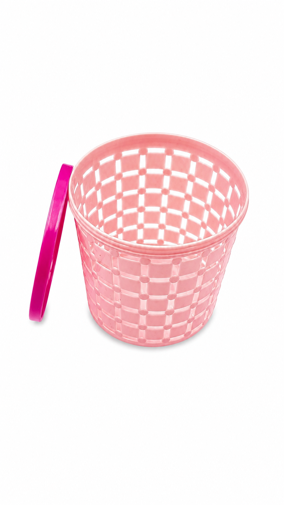 Vibrant Multi-Compartment Plastic Bath Basket Organizer Set