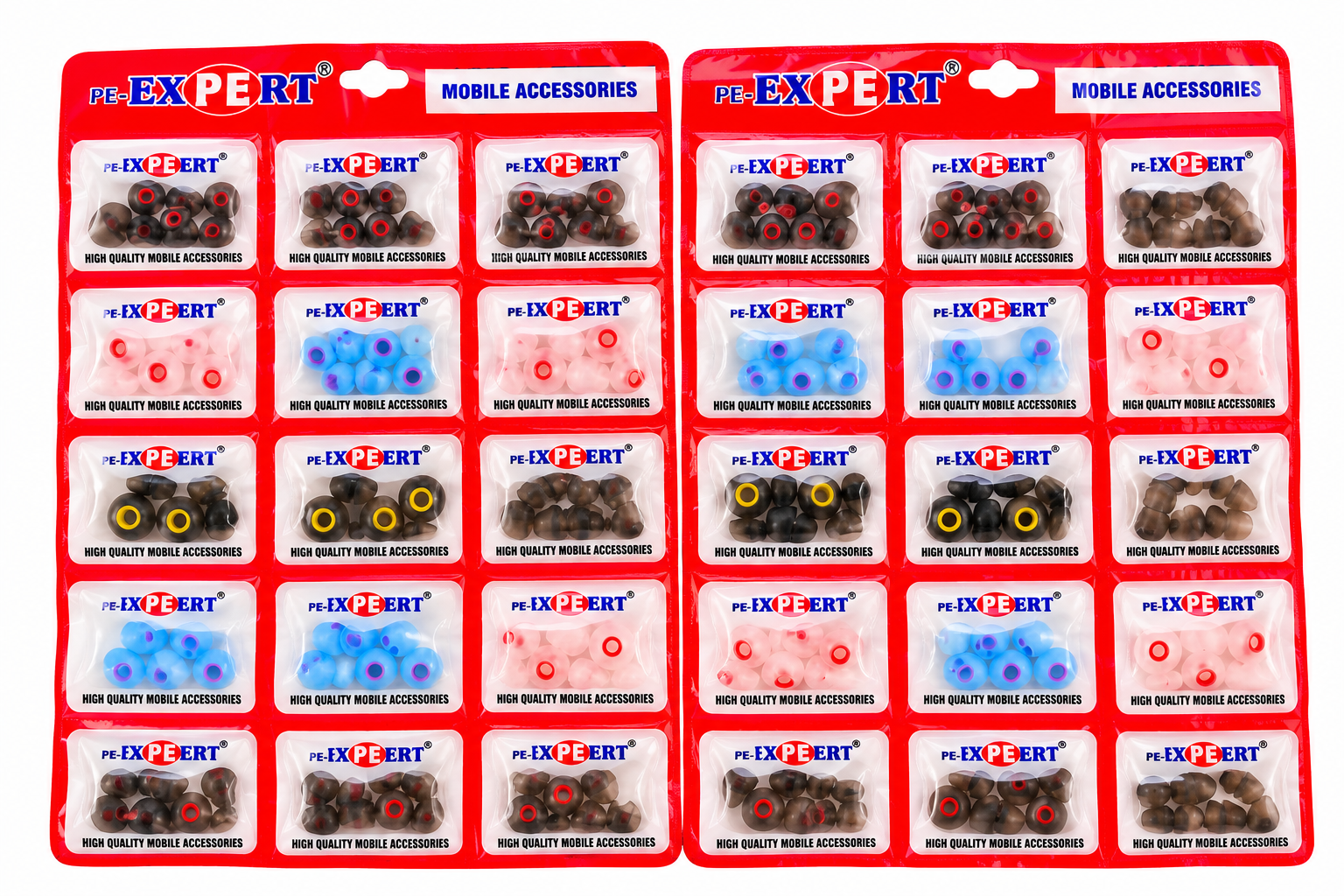 "Colorful Silicone Earbud Tips Replacement Set for Ultimate Comfort and Fit"
