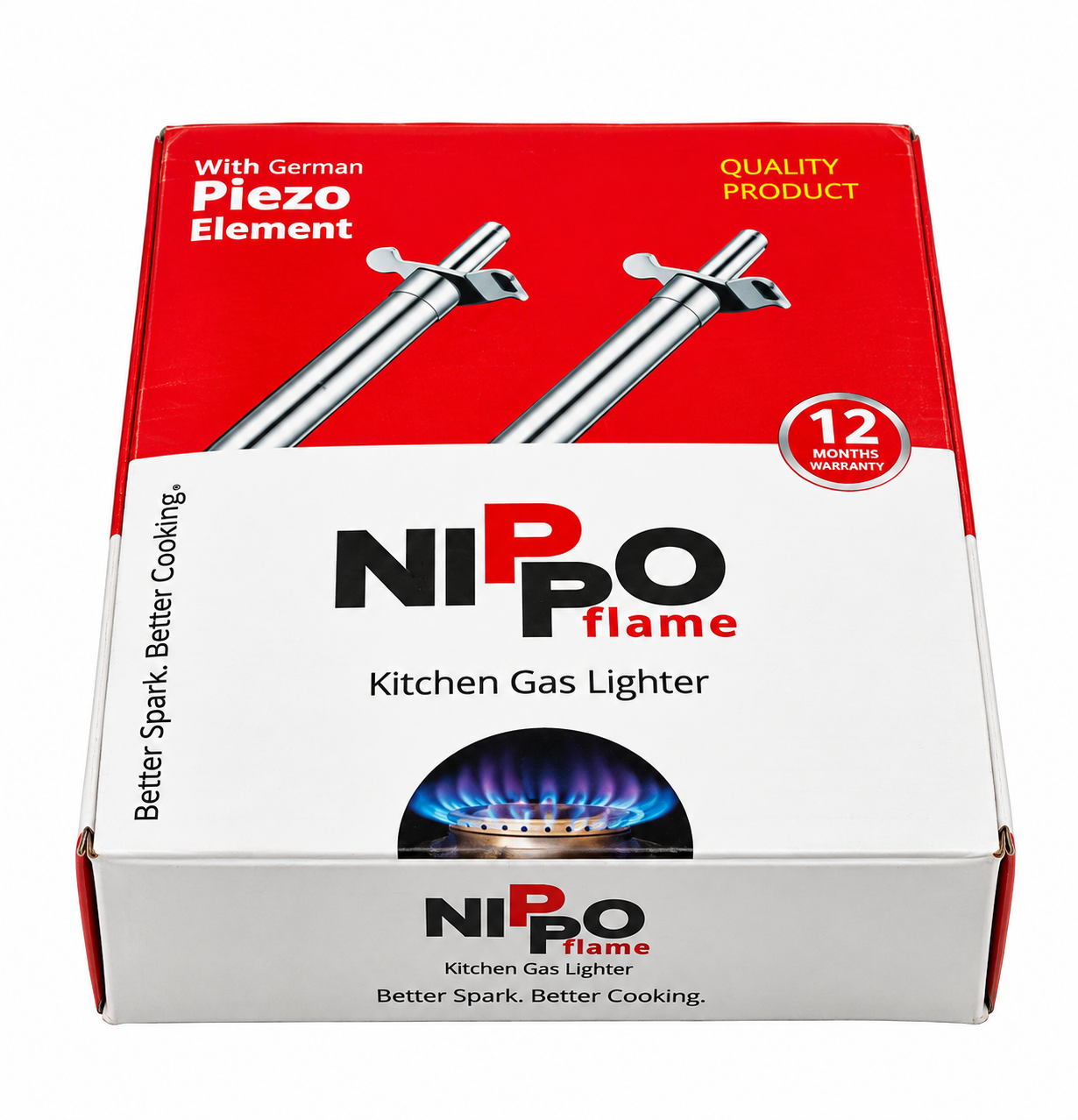 Advanced Piezo Spark Kitchen Gas Lighter with 12-Month Warranty