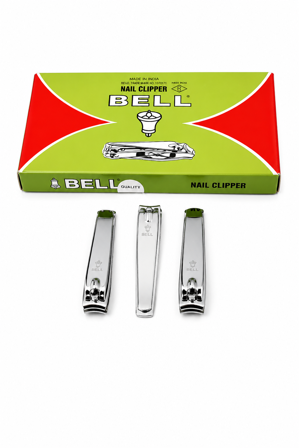 "Premium Stainless Steel Nail Clippers Set - Precision Grooming Trio with Case"