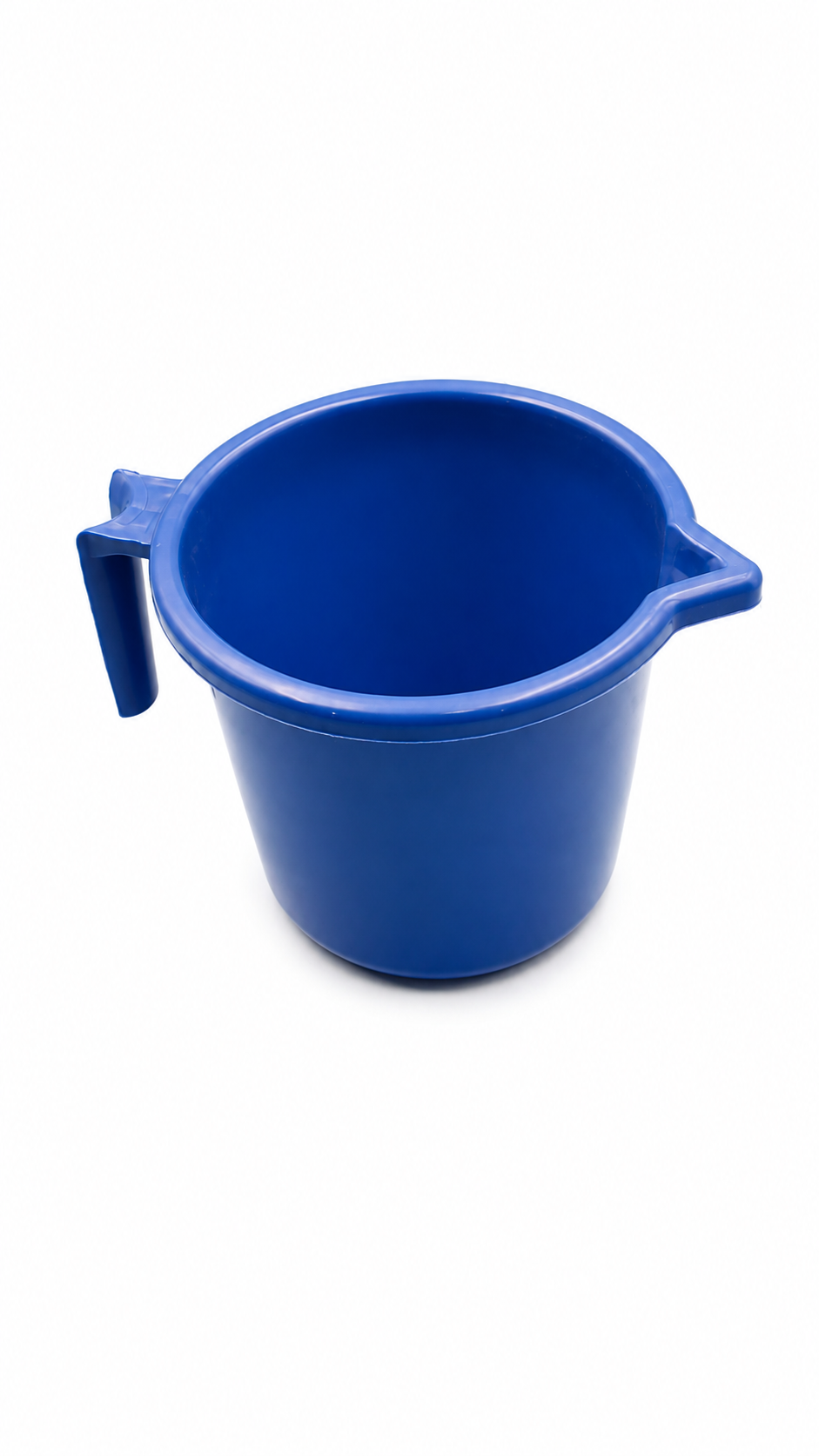 Vibrant SplashGuard Plastic Bathtub Bucket with Handle - 5L Capacity