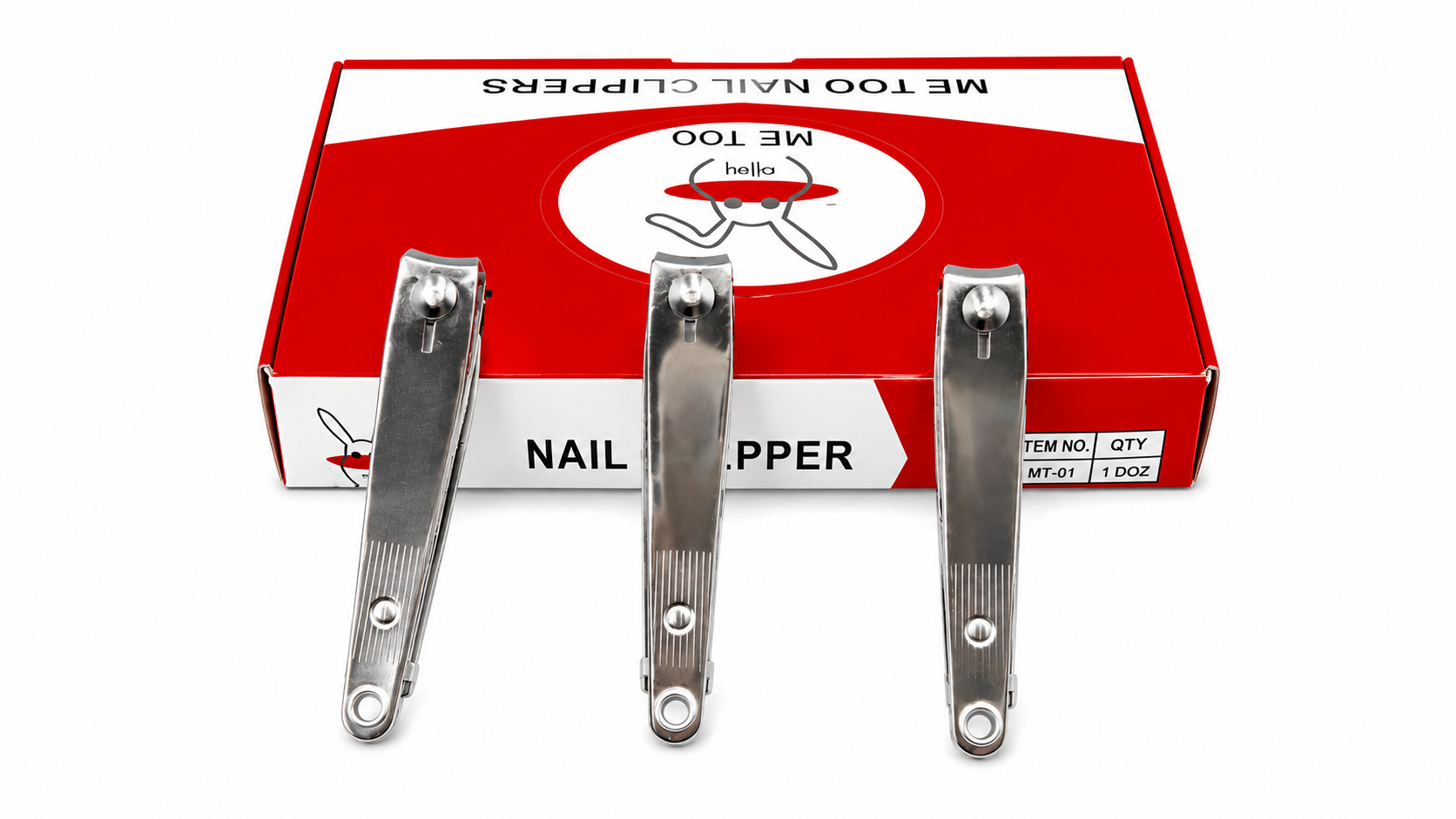 Multicolor Hexagon Grip Precision Nail Clippers Set - Premium Quality