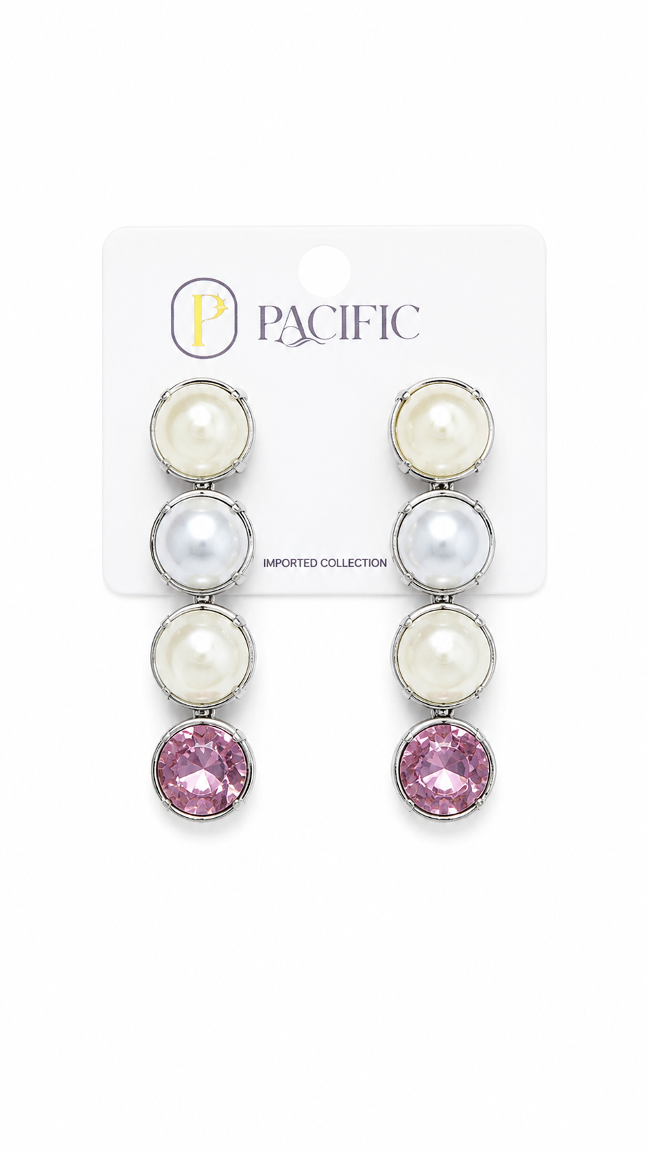 Pacific Pearl & Gemstone Trio Drop Earrings Collection