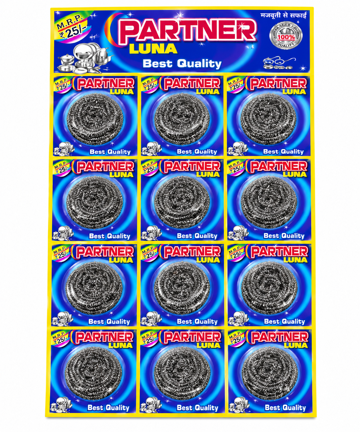 Sparkle Scrub Steel Wool Pads - Premium Kitchen Cleaning Essentials