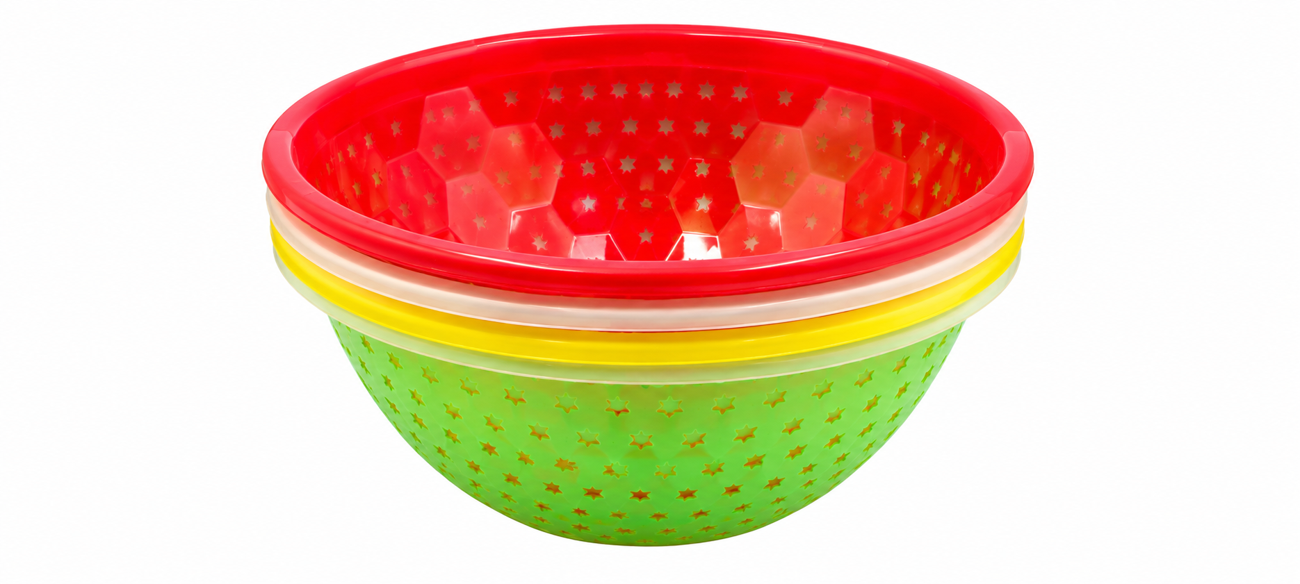 Starry Bloom Nesting Mixing Bowl Set - Colorful Kitchen Essentials