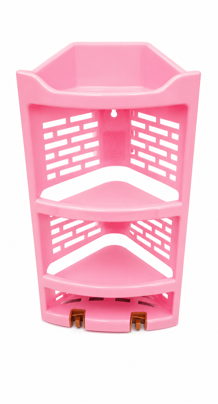 Corner Haven: Multi-Purpose Stackable Bath Organizer Shelf in Vibrant Colors