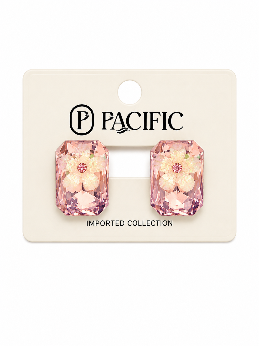 Blossom Sparkle Gemstone Stud Earrings Collection by Pacific