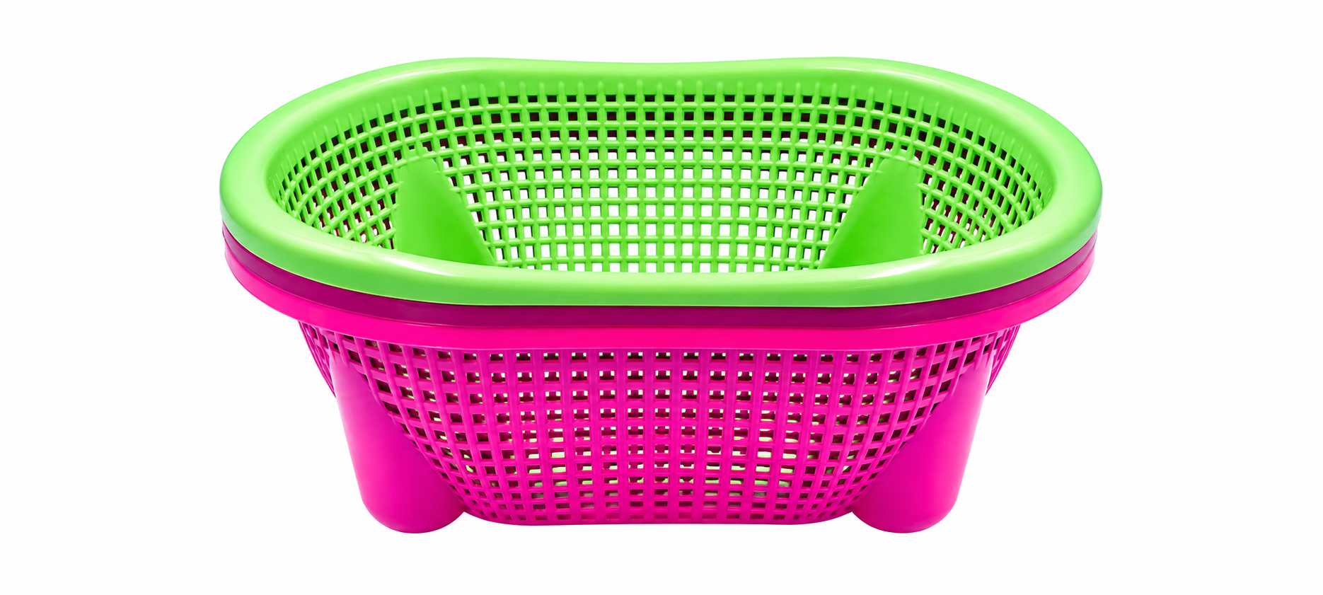 Vibrant Multi-Purpose Plastic Kitchen Colander Basket Set