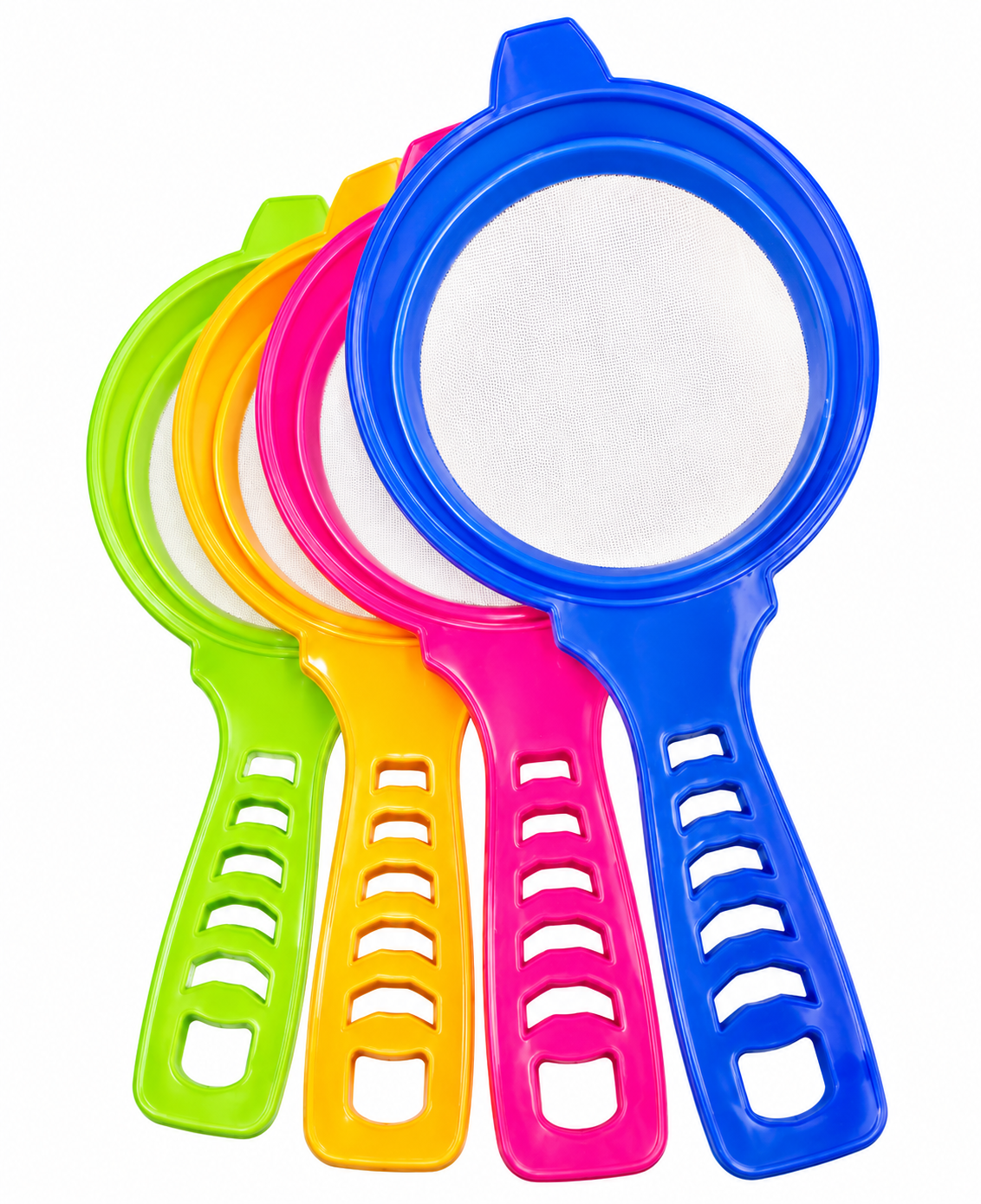 ColorSplash Kitchen Strainers Set - Multicolor Fine Mesh Sieve Pack